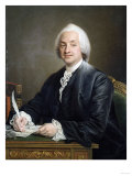 Portrait of Denis Paul Pot Le De La Fontaine, Half Length, 1772 Giclee-trykk av Giovanni Battista Benvenuti