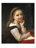 A Good Book, 1868 Giclée-Druck von William Adolphe Bouguereau