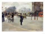 Hyde Park Corner Giclee Print by John Brett