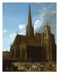 View of St. Stephens Cathedral, Vienna Giclee Print by Eugène Boudin