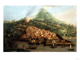 A Volcanic Island with a Harbour and Shipping, and Guiseppe Guerra (Active, 1740-1761) Giclee Print by Canaletto 