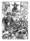 The Apocalyptic Woman or the Woman Clothed with the Sun and the Seven-Headed Dragon, 1498 Lámina por Frank Cadogan Cowper The Apocalyptic Woman or the Woman Clothed with the Sun and the Seven-Headed Dragon, 1498 Lámina por Frank Cadogan Cowper