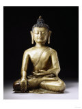 A Tibetan Bronze Figure of Buddha Sakyamuni, Late 13th Century Giclee Print