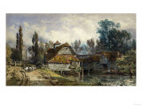 Maple Durham Mill, 1848 Giclee-trykk av Federico Ballesio
