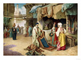 The Carpet Seller Giclee-trykk av Federico Ballesio