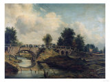 The Bridge Over the River Stour Giclee-trykk av Sir William Beechey