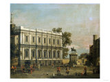 A Capriccio of Buildings in Whitehall, Circa 1754 Giclee-trykk av Herri Met De Bles