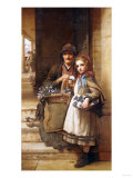 At the Market-Gate, Covent Garden, 1880 Giclee Print by John Brett