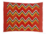 A Navajo Transitional Wedgeweave Blanket - Giclee Baskı A Navajo Transitional Wedgeweave Blanket - Giclee Baskı
