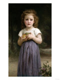 Little Girl Clutching Apples, 1895 Lámina giclée por Cristofano Allori