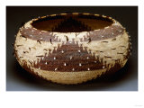 A Fine and Large Pomo Gift Basket of Willow Giclee Print A Fine and Large Pomo Gift Basket of Willow Giclee Print