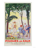 Pougues Les Eaux, Plm, 1935 Giclee-trykk av Leon Benigni Pougues Les Eaux, Plm, 1935 Giclee-trykk av Leon Benigni