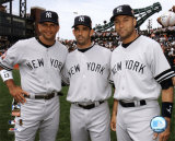 Alex Rodriguez, Jorge Posada, and Derek Jeter Fotografía