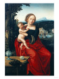 The Madonna and Child with a Wooded Landscape Beyond Giclee Print by Jan Brueghel the Elder