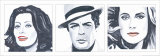 Sophia Loren, Marcello Mastroianni, Catherine Deneuve Posters by Bob Celic
