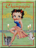 Betty Boop Plaque en métal