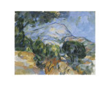 Mount Sainte-Victorie, c.1904 Affiches par Paul Cézanne