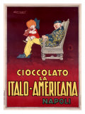 Cioccolato la Italo-Americana, Napoli Giclee Print by Achille Luciano Mauzan