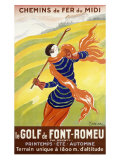 Le Golf de Font-Romeu Giclée-Druck von Leonetto Cappiello