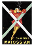 Cigarettes Matossian reproduction procédé giclée par Leonetto Cappiello