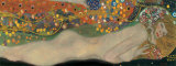 Serpentes d'Água II, c.1907 Posters por Gustav Klimt