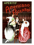 Aperitif Americano Poccardi reproduction procédé giclée par Leonetto Cappiello