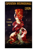 Exposition Internationale Lyon, 1914 Giclee Print by Leonetto Cappiello