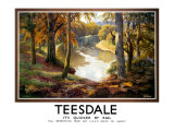 Teesdale, It's Quicker by Rail Giclee Print