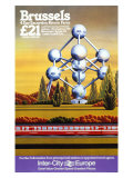 Brussels, British Rail Giclee Print