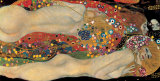 Serpentes d'Água II, c.1907 Arte por Gustav Klimt