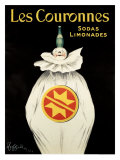 Les Couronnes, Sodas Limonades Lámina giclée por Leonetto Cappiello Les Couronnes, Sodas Limonades Lámina giclée por Leonetto Cappiello