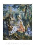 The Apple Seller, c.1890 Art by Pierre-Auguste Renoir