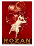 Rozan Chocolat reproduction procédé giclée par Leonetto Cappiello