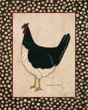 White Bellied Chicken Posters by Warren Kimble