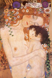 Mother and Child (detail from The Three Ages of Woman), c.1905 Poster by Gustav Klimt