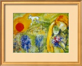 Amoureux de Vence Prints by Marc Chagall