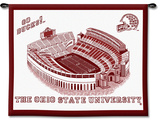 Ohio State University Stadium, Go Bucks! Wall Tapestry