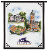 Universidade de Clemson TAPETE DE PAREDE