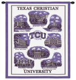 Texas Christian University (TCU) TAPETE DE PAREDE