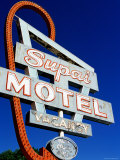 Motel Sign in Midwest Photographic Print by Oliver Strewe