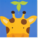 A kuku! VII, żyrafa (Peek-a-Boo VII, Giraffe) Płótno naciągnięte na blejtram - reprodukcja autor Yuko Lau