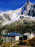 Aiguilles Verte Needle from Montenvers on Chamonix-Aiguilles Walk, Chamonix, Rhone-Alpes, France Fotografie-Druck von Glenn Van Der Knijff