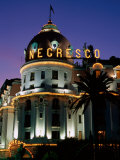 Hotel Negresco at Night, Nice, Provence-Alpes-Cote d'Azur, France Photographie par David Tomlinson