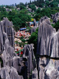 Stone Forest, Kunming, Yunnan, China Photographic Print by Krzysztof Dydynski Stone Forest, Kunming, Yunnan, China Photographic Print by Krzysztof Dydynski