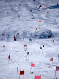 Downhill Ski Race Photographic Print by Mark Newman