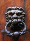 Door Knocker in Rue Mazarine, Aix-En-Provence, France Photographic Print by David Tomlinson
