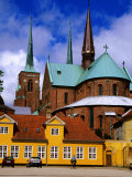 Roskilde Domkirke, Roskilde, Denmark Photographic Print by John Elk III
