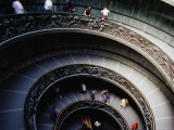 Ornate Spiral Staircase at Vatican Museums, Rome, Lazio, Italy Photographie par Glenn Beanland