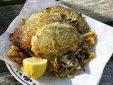 Plate of Whitebait Fritters, New Zealand Photographic Print by Paul Kennedy