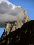 Sassolungo Peak from Ortisei in Val Gardena, Ortisei, Trentino-Alto-Adige, Italy Photographic Print by Glenn Van Der Knijff